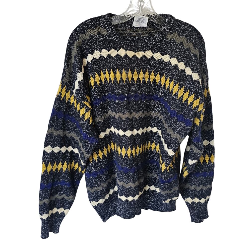 Vintage Men's Crew Neck Sweater, Size XL - Picture 2 of 12